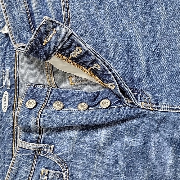 Old Navy Kicker Boot Cut High Rise Button Fly Jeans - Picture 6 of 12